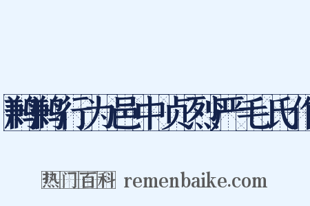 鹣鹣行为邑中贞烈严毛氏作是什么意思的图片